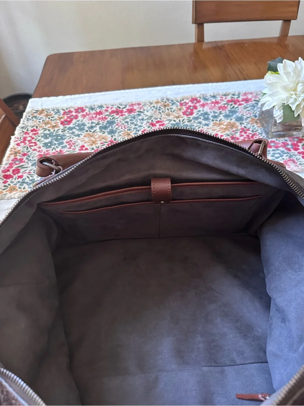 Hevias Heritage Pebble Leather Duffel